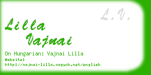 lilla vajnai business card